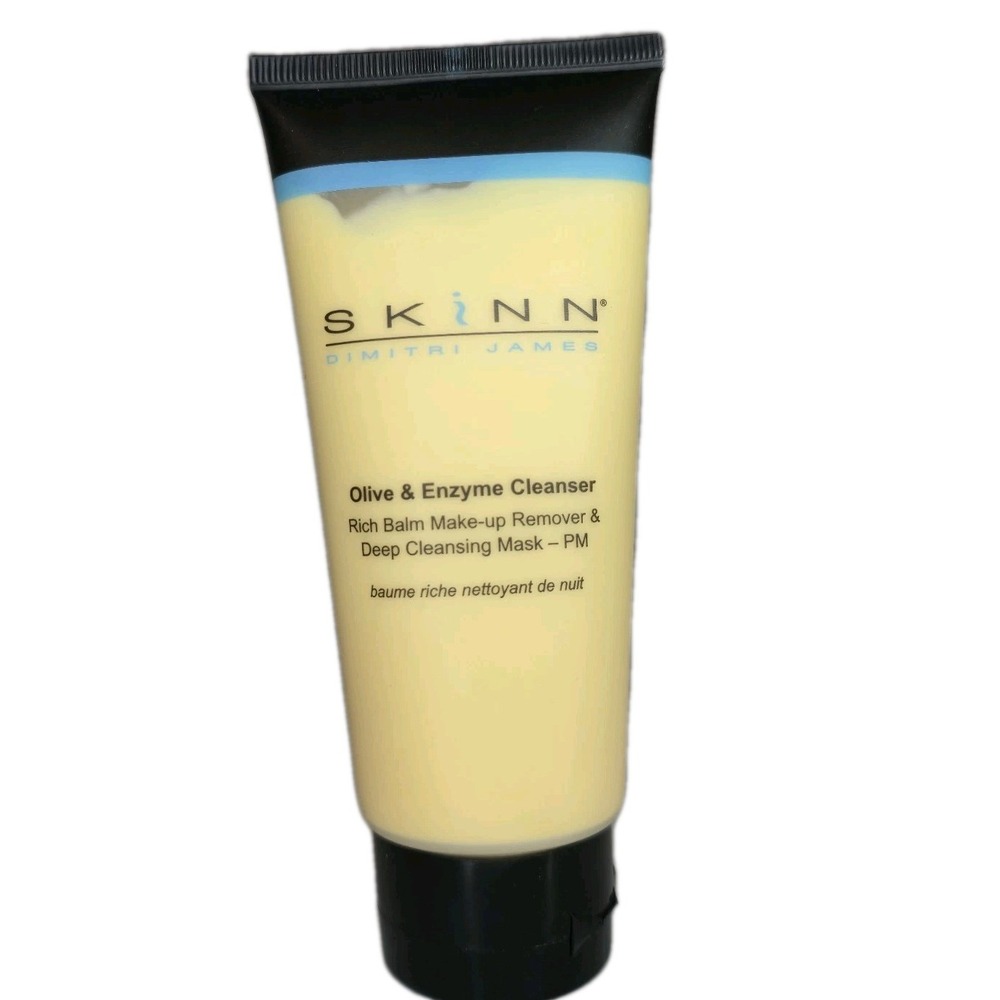 SKINN Dimitri James~Olive Enzyme Cleanser~Make Up‎ Remove Clean Mask PM~4 oz NEW